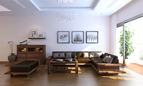 Tổng hợp các mẫu sofa gỗ óc chó đẹp hút mắt