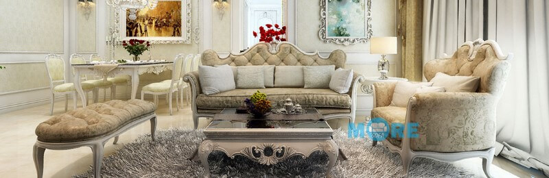 Sofa biệt thự tân cổ điển Sofa biệt thự tân cổ điển